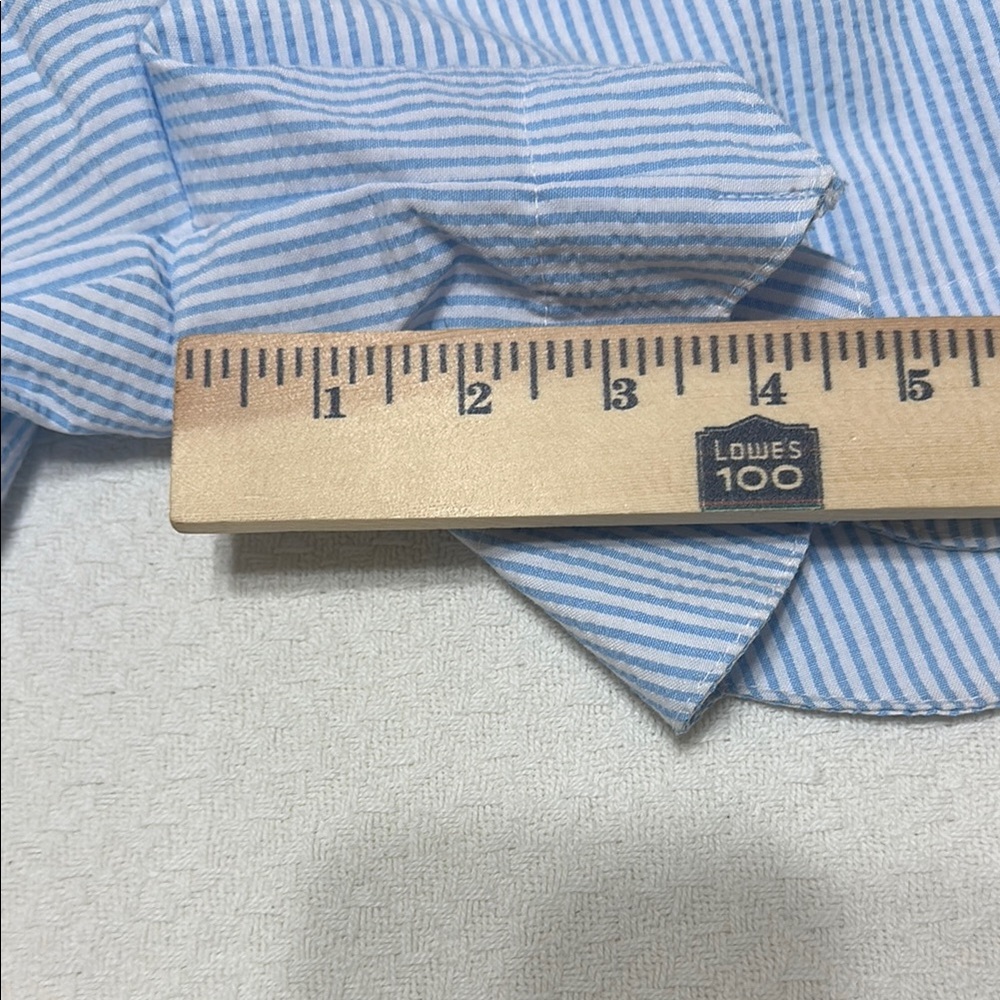 Love That Cotton‎ LTC Blue and White Shorts with Scalloped Hem, Women’s XXL - Picture 7 of 7